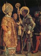 The Meeting of St Erasmus and St Maurice Grunewald, Matthias